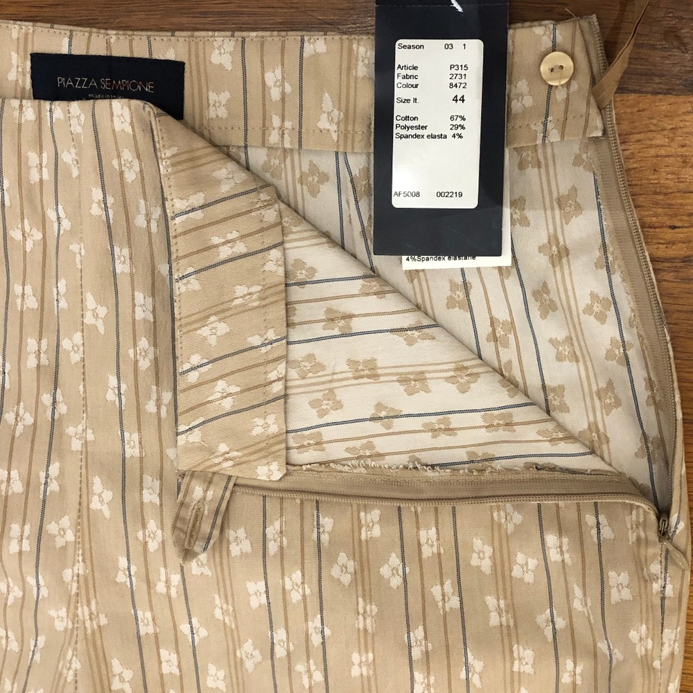Piazza Sempione floral chic stretch skinnies  NWT - Picture 5 of 6